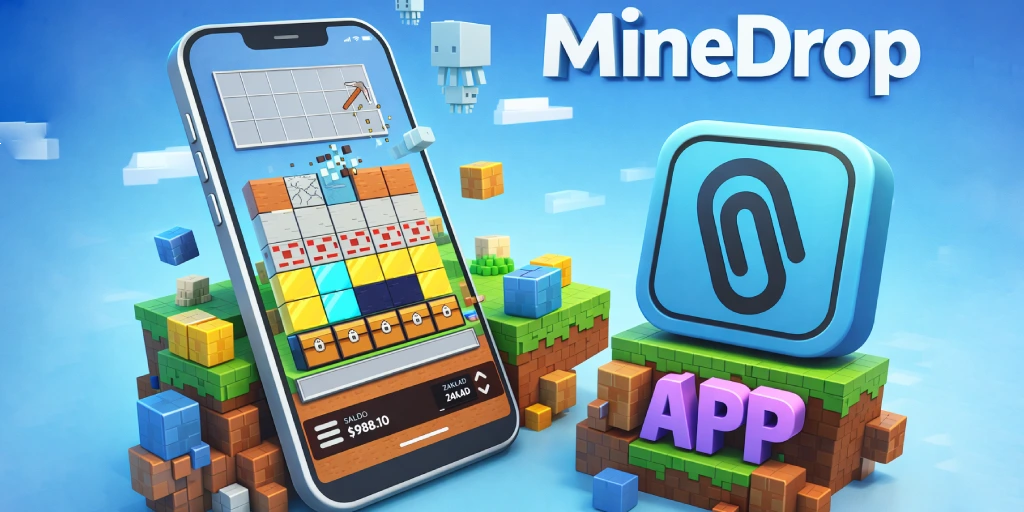 Minedrop Game App - mobilna forma rozgrywki