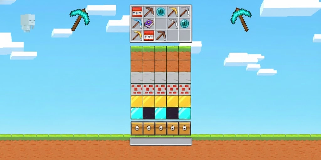 MineDrop game - struktura rozgrywki i mechanika ryzyka